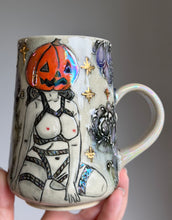Load image into Gallery viewer, Ready to ship: Shibari Pumpkin Head Mug 2026 edition