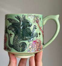 Load image into Gallery viewer, Knight and their Sea Dragon Mug