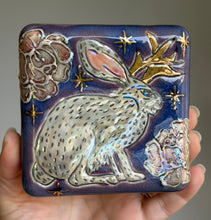 Load image into Gallery viewer, Jackalope wall hanging