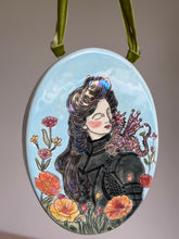 Load image into Gallery viewer, Knight and her Dragon Wall Hanging