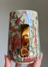Load image into Gallery viewer, Medieval Dragon and Queen Mug #2