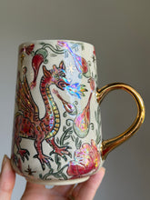 Load image into Gallery viewer, Medieval Dragon and Queen Mug #4