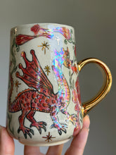 Load image into Gallery viewer, Medieval Dragon and Queen Mug #2