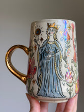 Load image into Gallery viewer, Medieval Dragon and Queen Mug #4