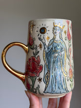 Load image into Gallery viewer, Medieval Dragon and Queen Mug #4