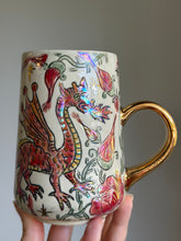 Load image into Gallery viewer, Medieval Dragon and Queen Mug #4