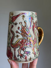Load image into Gallery viewer, Medieval Dragon and Queen Mug #4