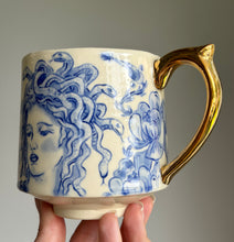 Load image into Gallery viewer, PREORDER: Medusa Mug with Gold Handle