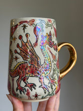Load image into Gallery viewer, Medieval Dragon and Queen Mug #4