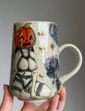Load image into Gallery viewer, Ready to ship: Shibari Pumpkin Head Mug 2026 edition