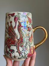 Load image into Gallery viewer, Medieval Dragon and Queen Mug #4