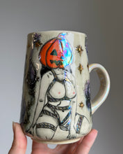 Load image into Gallery viewer, Ready to ship: Shibari Pumpkin Head Mug 2026 edition
