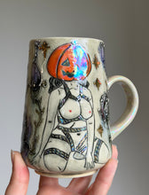 Load image into Gallery viewer, Ready to ship: Shibari Pumpkin Head Mug 2026 edition
