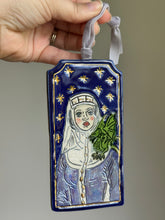 Load image into Gallery viewer, Medieval Princess/Dragon ornament

