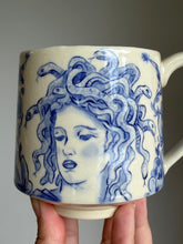 Load image into Gallery viewer, PREORDER: Medusa Mug with White Handle
