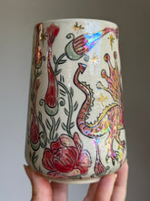Load image into Gallery viewer, Medieval Dragon and Queen Mug #4
