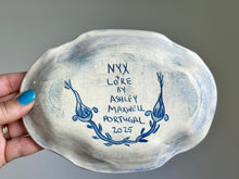 Load image into Gallery viewer, Putti riding sea dragon catchall dish 18
