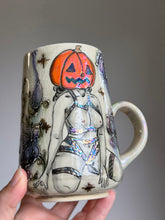 Load image into Gallery viewer, Ready to ship: Shibari Pumpkin Head Mug 2026 edition

