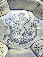 Load image into Gallery viewer, Putti riding sea dragon catchall dish 18
