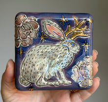 Load image into Gallery viewer, Jackalope wall hanging
