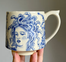 Load image into Gallery viewer, PREORDER: Medusa Mug with White Handle
