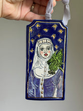 Load image into Gallery viewer, Medieval Princess/Dragon ornament
