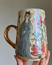Load image into Gallery viewer, Medieval Dragon and Queen Mug #2
