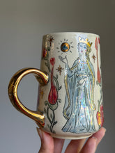 Load image into Gallery viewer, Medieval Dragon and Queen Mug #3

