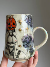 Load image into Gallery viewer, Ready to ship: Shibari Pumpkin Head Mug 2026 edition
