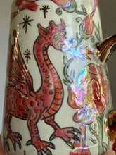 Load image into Gallery viewer, Medieval Dragon and Queen Mug #2
