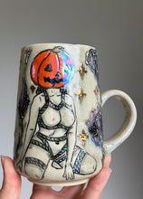 Load image into Gallery viewer, Ready to ship: Shibari Pumpkin Head Mug 2026 edition
