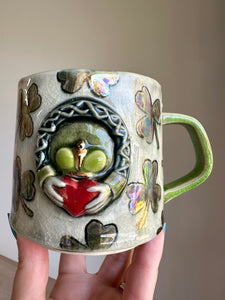 Claddagh Mug (double Claddagh)
