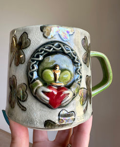 Claddagh Mug (double Claddagh)